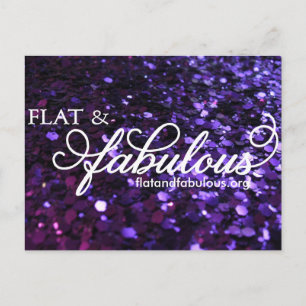 Flat & Fabulous post card