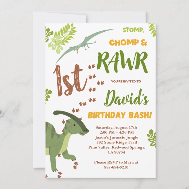 Flat Greeting Card (Front)