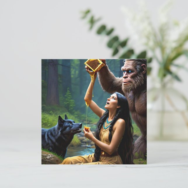 Flat Greeting Card (Standing Front)