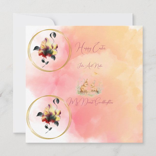 Flat greeting card  (Front)