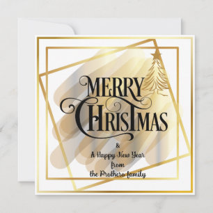 Flat greeting card