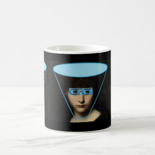 Flat hat mug