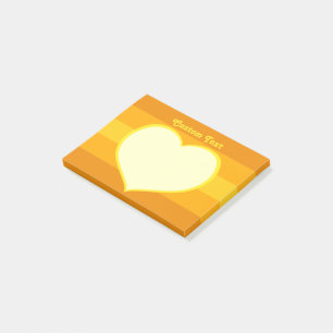 Flat Heart Icon Post-it Notes