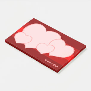 Flat Heart Icon Post-it Notes
