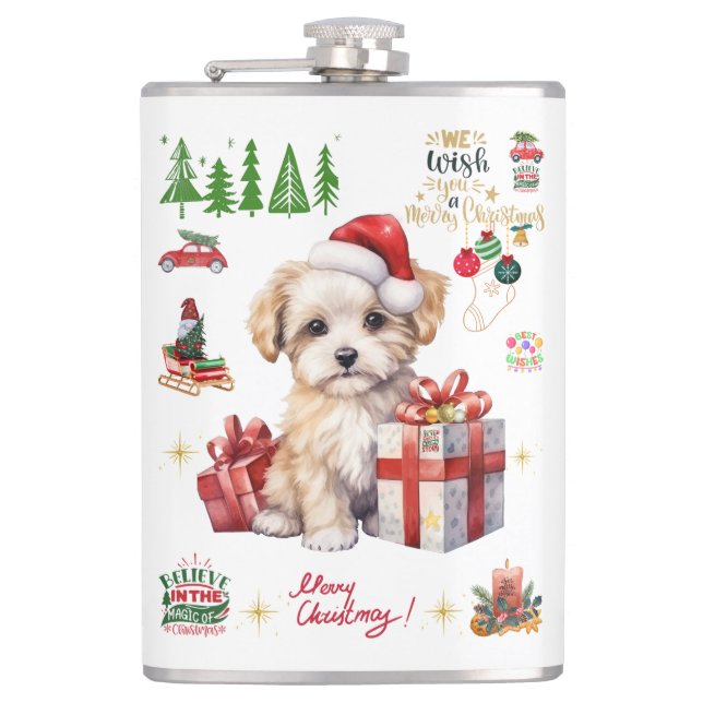 flat hip flask (Front)