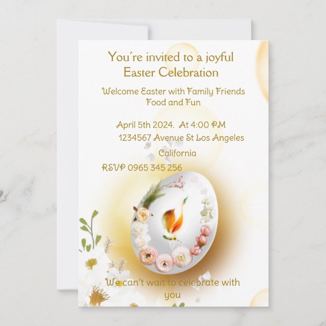 Flat holiday card  (Front)