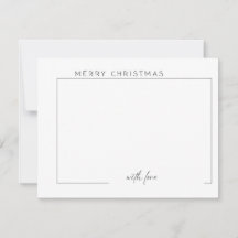 Flat Holiday Card
