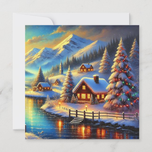 Flat Holiday Card (Front)