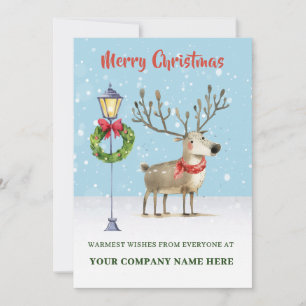 Flat Holiday Card