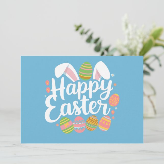 Flat Holiday Card (Standing Front)