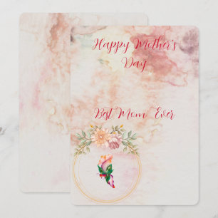 Flat holiday card