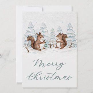 Flat Holiday Card