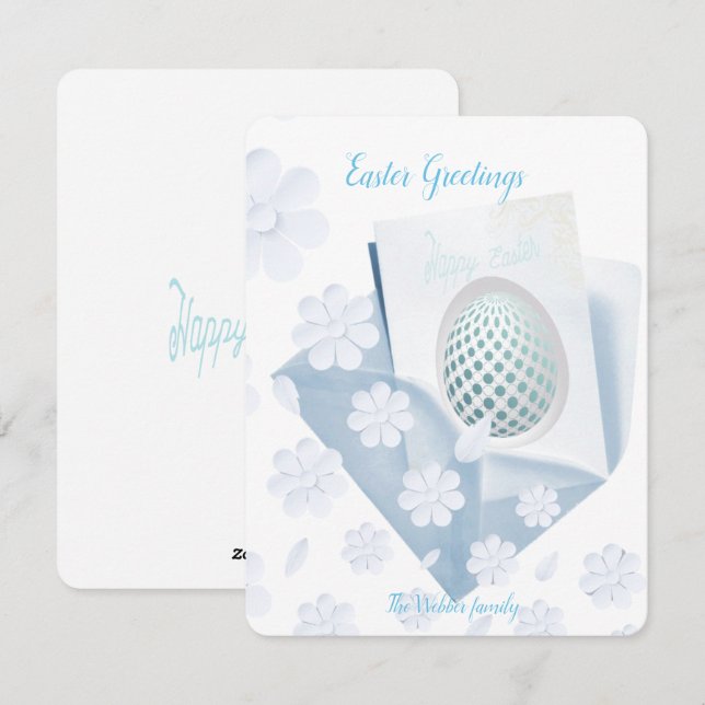 Flat Holiday card  (Front/Back)