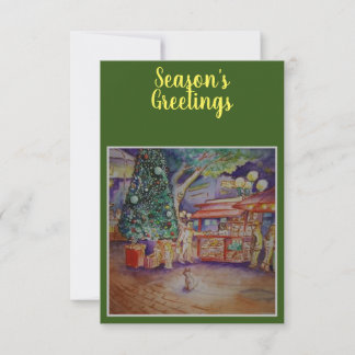 Flat Holiday Card
