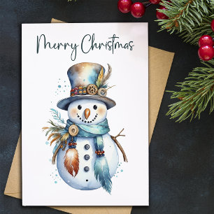 Flat Holiday Card