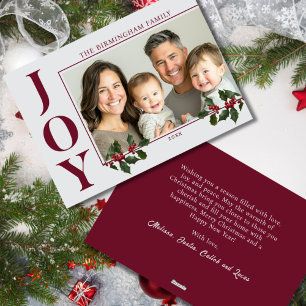 Flat Holiday Card