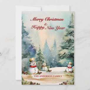 Flat Holiday Card