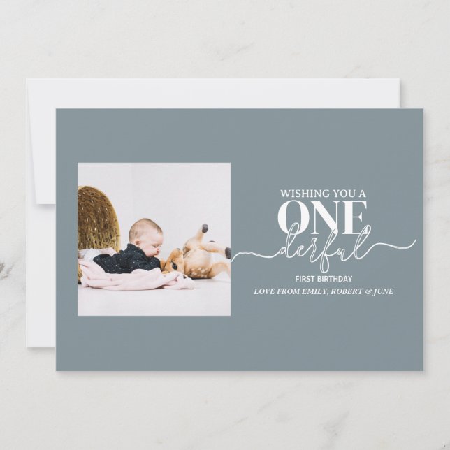 Flat Holiday Card (Front)