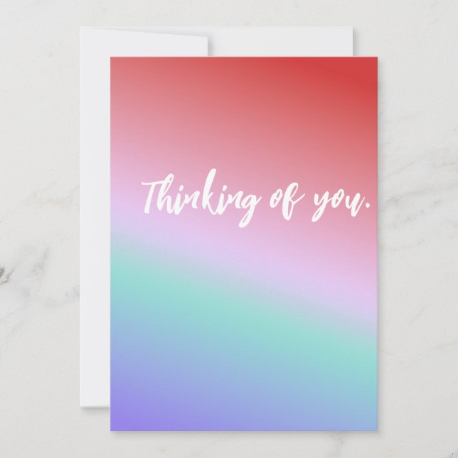 Flat Holiday Card (Front)