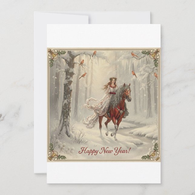 Flat Holiday Card (Front)