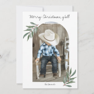 Flat Holiday Card