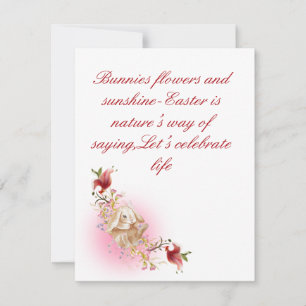 Flat holiday card