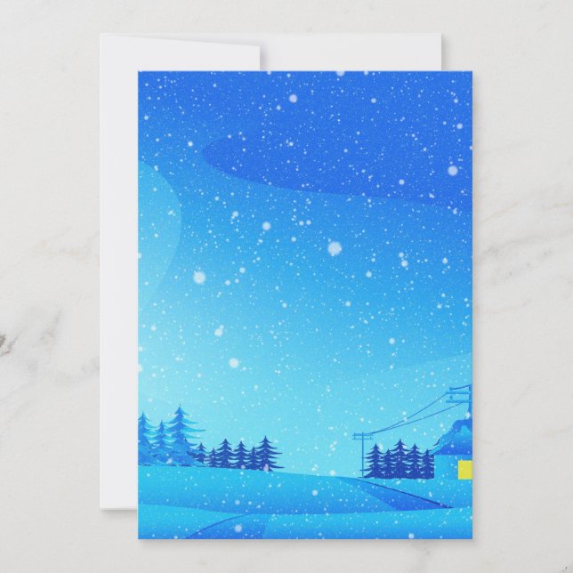 Flat Holiday Card 5" x 7" (Front)