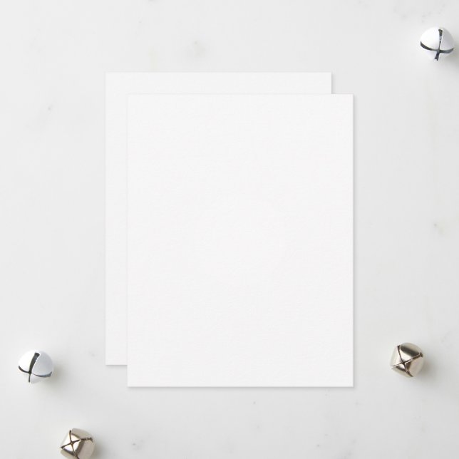 Flat Holiday Card, Size: 4.25" x 5.5", Paper: Matt (Front/Back In Situ)