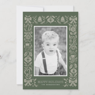 Flat Holiday Card, Size: 4.25" x 5.5", Paper: Matt