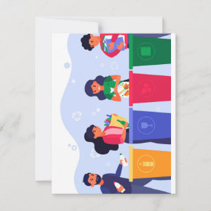 Flat Holiday Card, Size: 4.25" x 5.5", Paper: Matt Card