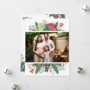 Flat Holiday Card, Size: 4.25" x 5.5", Paper: Matt Card