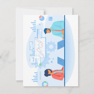 Flat Holiday Card, Size: 4.25" x 5.5", Paper: Matt Card