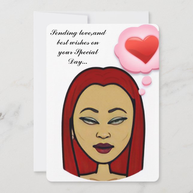 Flat Invitation, Size: 5" x 7", Paper: Matte, Enve Invitation (Front)