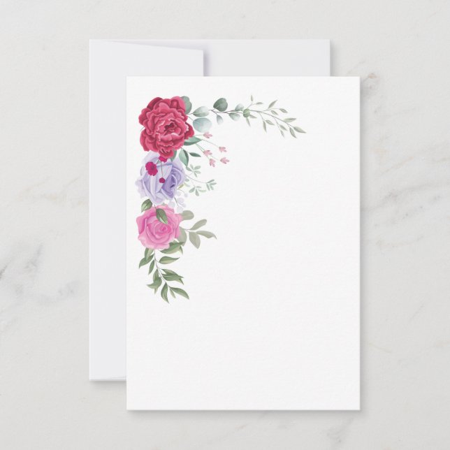 Flat Invitation, Size: 5" x 7", Paper: Matte, Enve Invitation (Front)