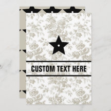 Flat Invitation, Size: 5" x 7", Paper: Matte, Enve