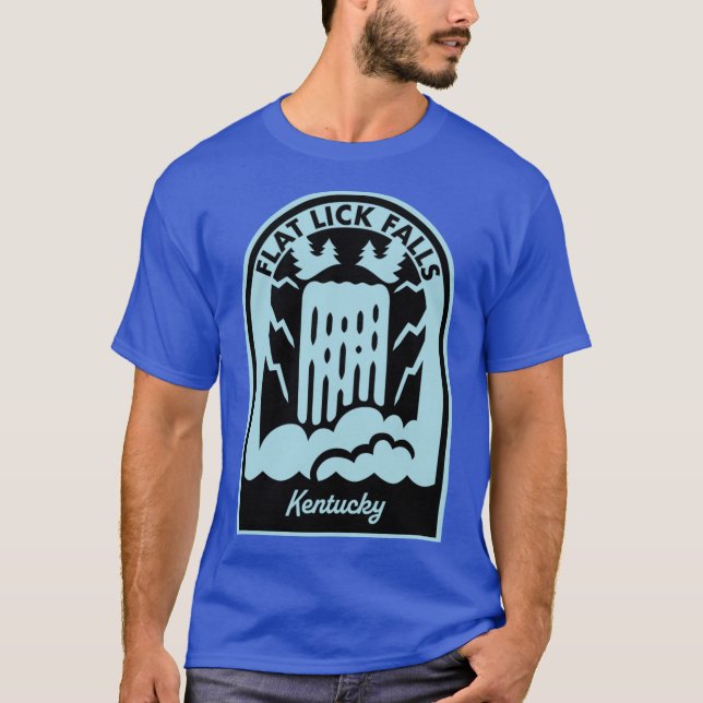 Flat Lick Falls Kentucky Oversized T-Shirt (Front)