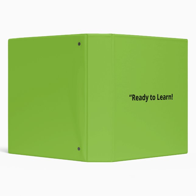 Flat Lime Green Background – School Texture Binder (Background)