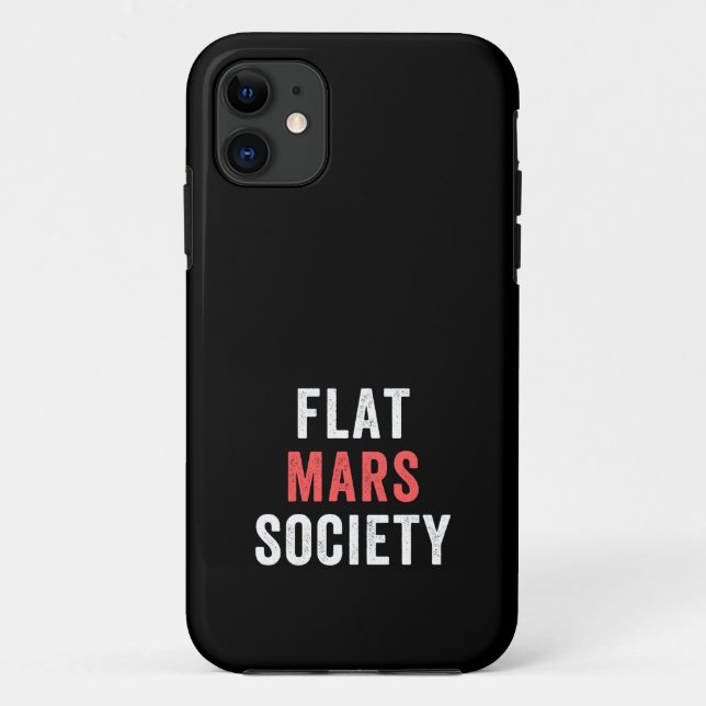 flat mars society Case-Mate iPhone case (Back)