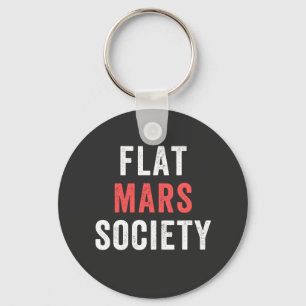 flat mars society keychain
