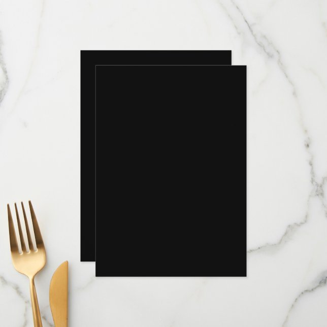 Flat Menu (Front/Back In Situ)