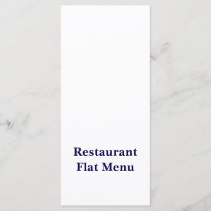 Flat Menu
