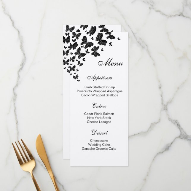 Flat Menu Card (Front/Back In Situ)