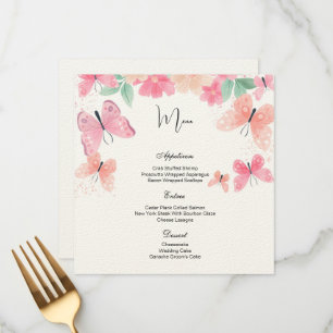 Flat Menu Card