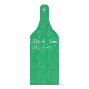 Flat Mint Green Background – Wedding Design Cutting Board
