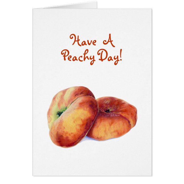 Flat Nectarines Card (Front)