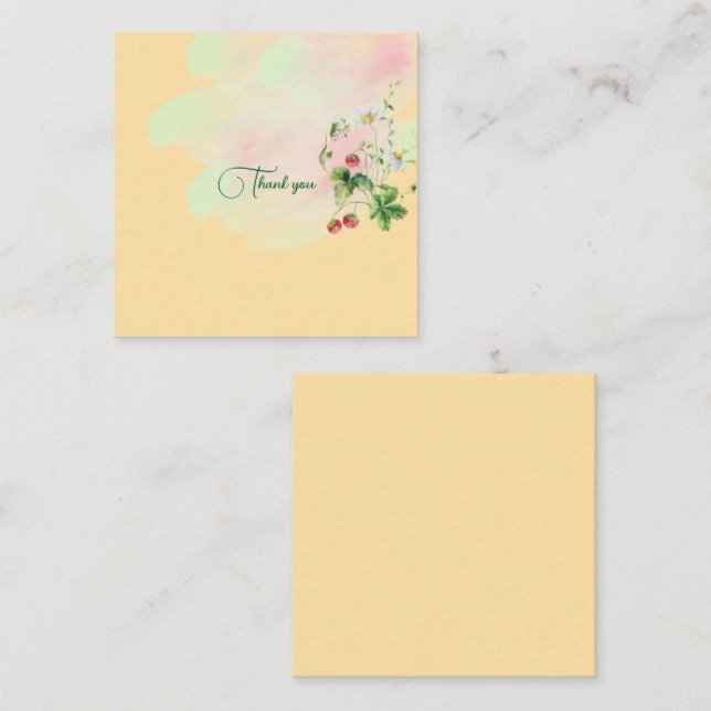 Flat Note Card (Front/Back)