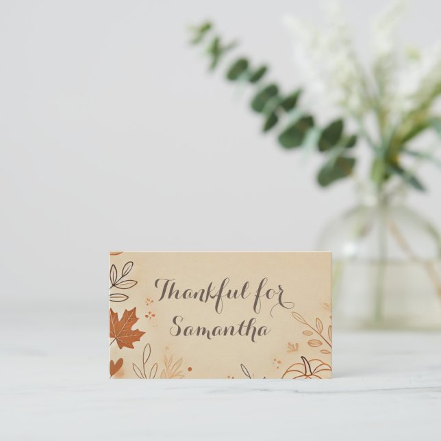 Flat Note Card (Standing Front)
