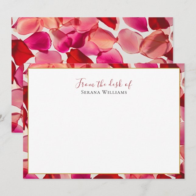 Flat Note Card (Front/Back)