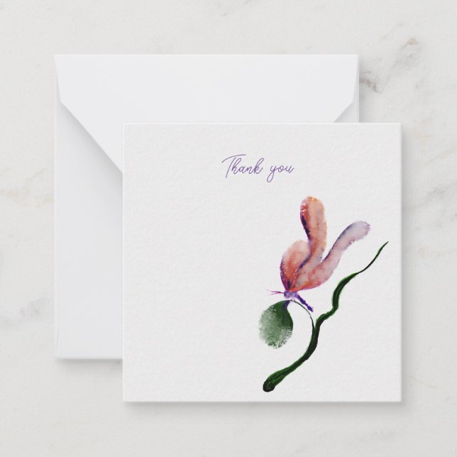 Flat note card  (Front)