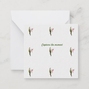 Flat note card